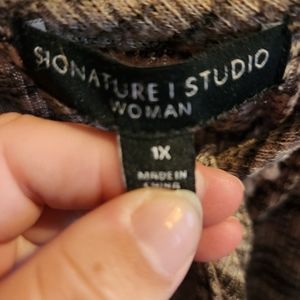 1x off cold shoulder shirt